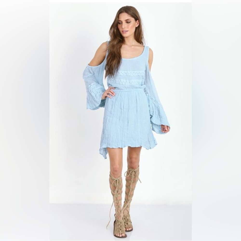Jen's Pirate Booty Light Blue Mini Dress